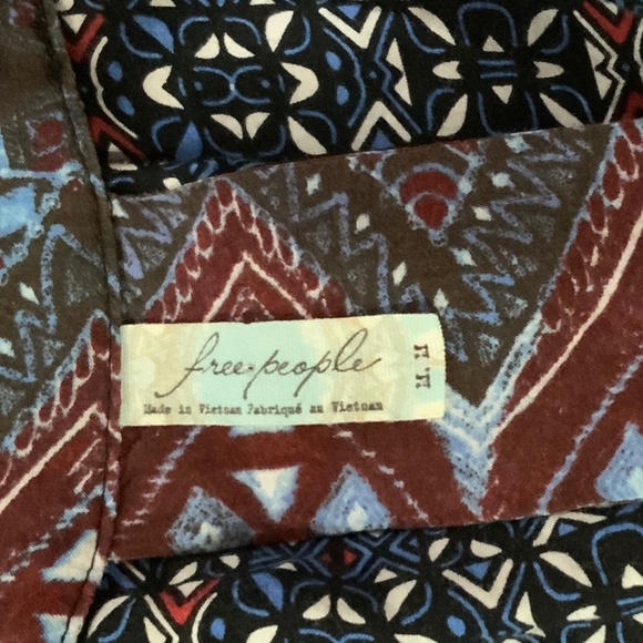 Free People Sundown Open Back Boho Babydoll Dress Size Medium - Picture 8 of 10